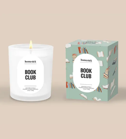 Book Club Candle